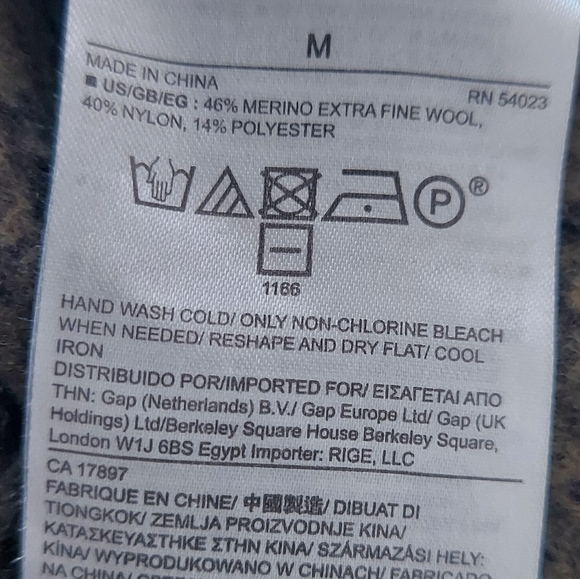 BR merino wool  medium ribbed turtleneck, olive green - Picture 11 of 11